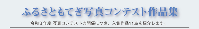 ふるさともてぎ写真コンテスト作品集　令和3年度写真コンテストの開催につき、入賞作品11点を紹介します。